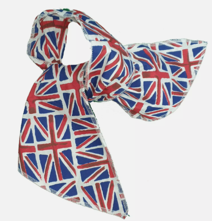 MEGA Adults Union Jack Flag Neck Scarf United Kingdom