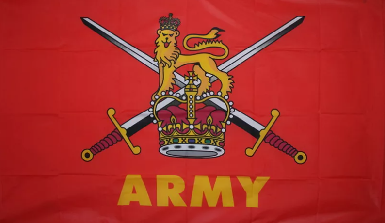 ARMY FLAG 18X12 INCH