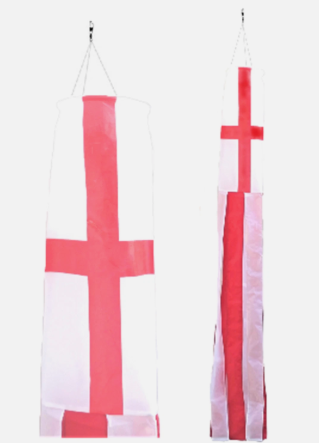 England WindSock Flag Nylon
