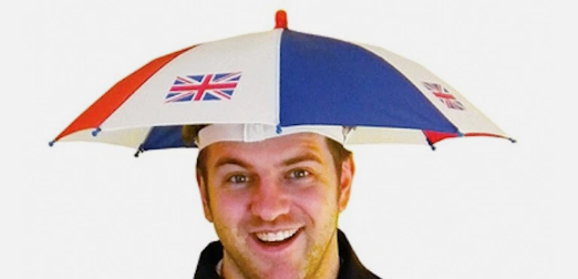 Great Britain Umbrella Hat