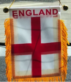 England car windscreen flag