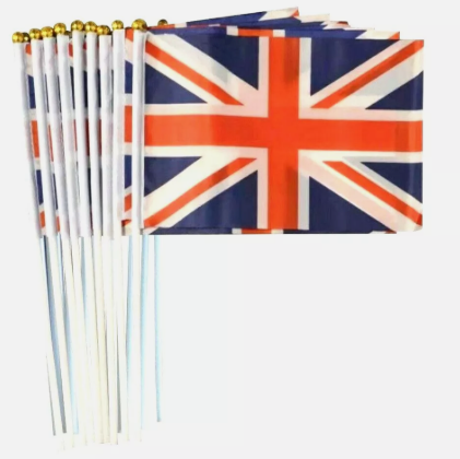 Union Jack Flag Small Hand Waving 20,flags  England