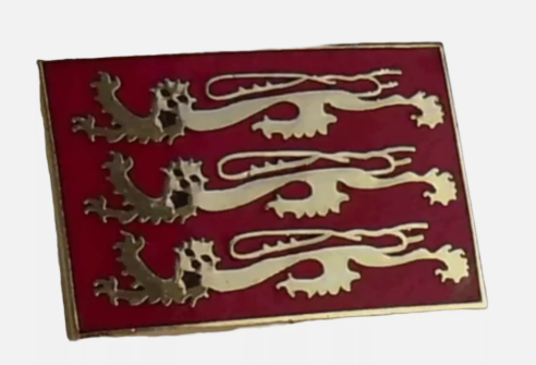 Three Lions England flag Plantagenet enamel pin badge
