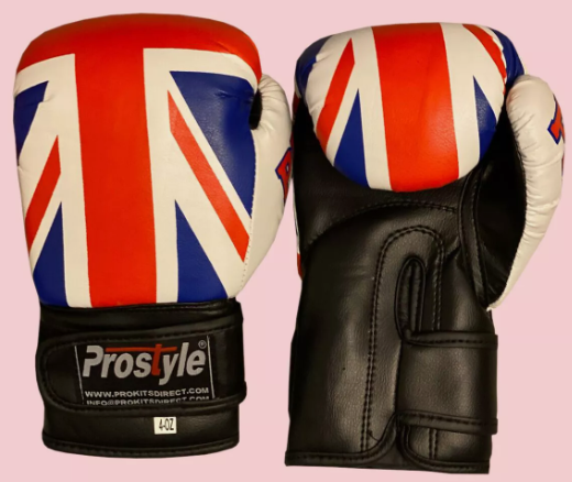 Junior Boxing Gloves ENGLAND Sparring Punchbag Leather Gloves Children / Kids 6Oz