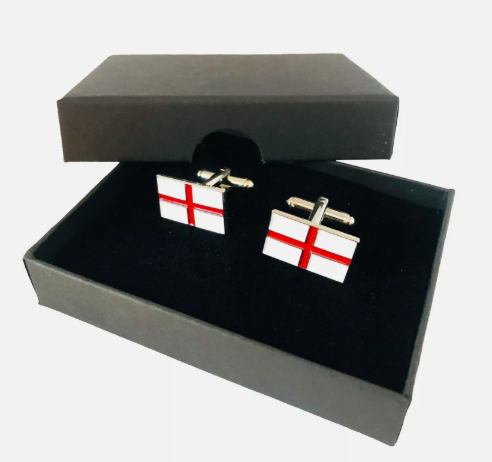 England St George Flag Cufflinks