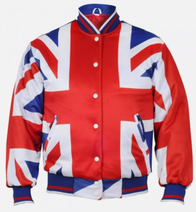 Union Jack Bomber Jacket Winter Warm Pocket Premium Quality Jacket