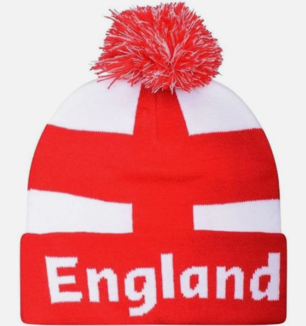 England Bobble Beanie for Mens,Women's