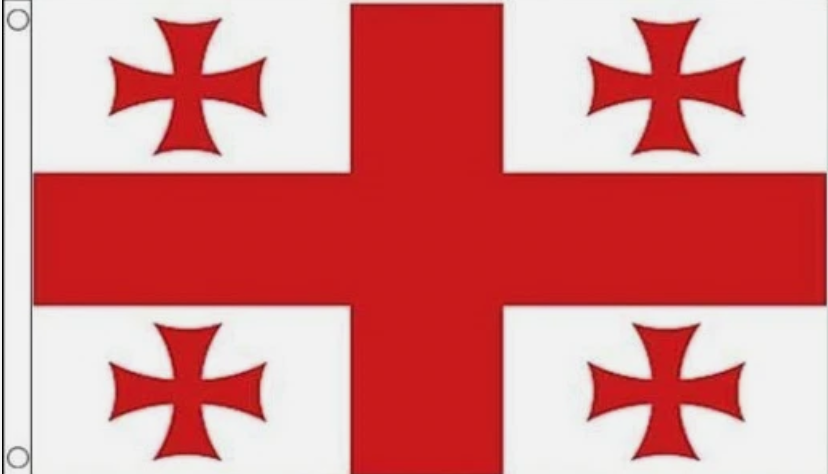 KNIGHTS TEMPLAR FLAG 5' x 3' Old Medieval Crusaders Red Cross Masonic Banner
