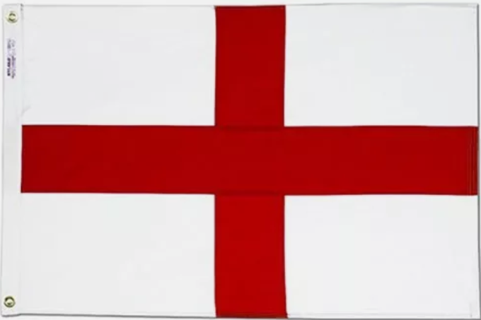 England St George Flag x 2 - Cross English Great Quality 5FT X 3FT