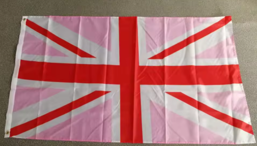 MEGA Ladies in pink Union Jack