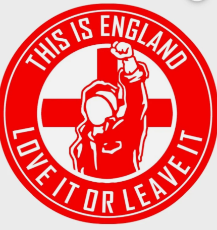 Pack Of 3 This Is England Love It Or Leave It Stickers 7.5cm