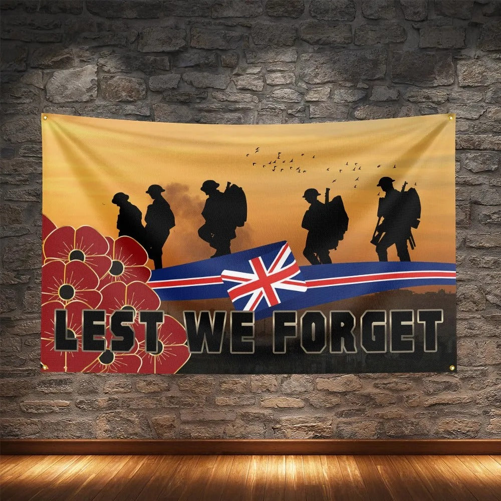 MEGA Lest We Forget UK Flag