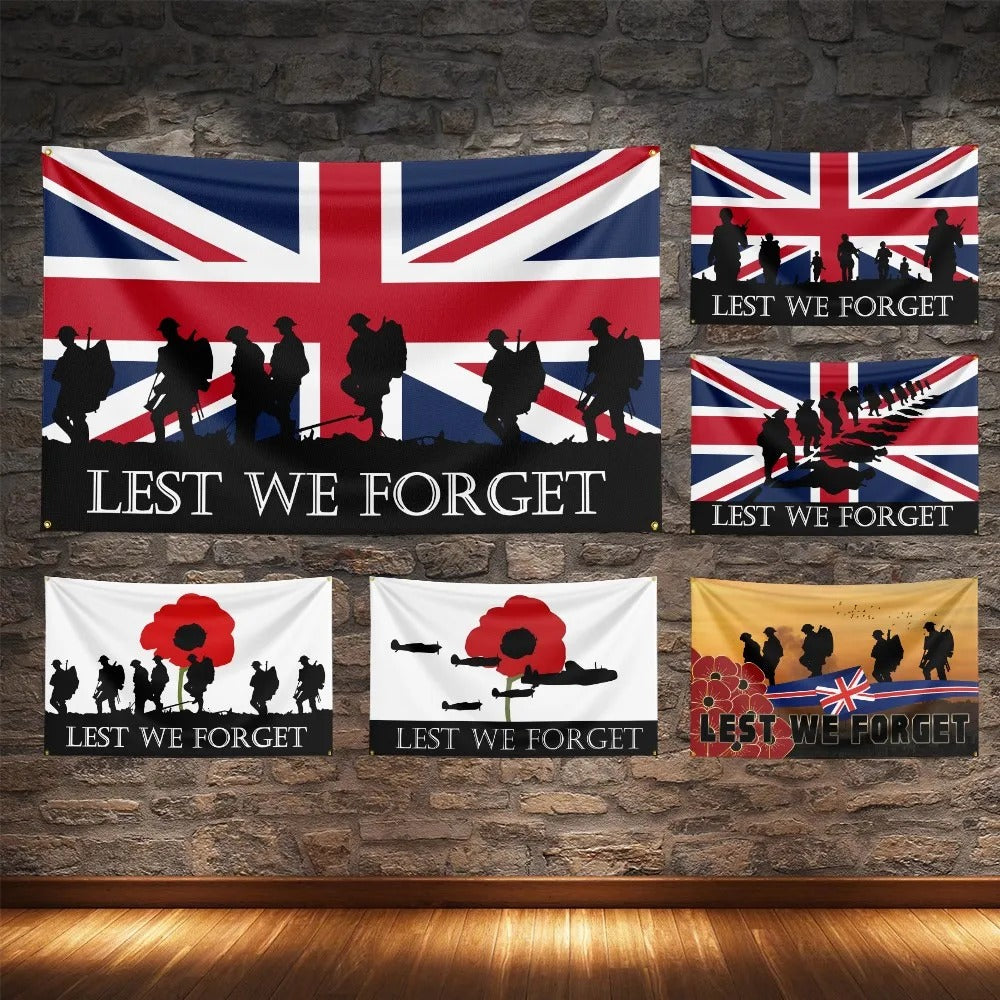 MEGA Lest We Forget UK Flag