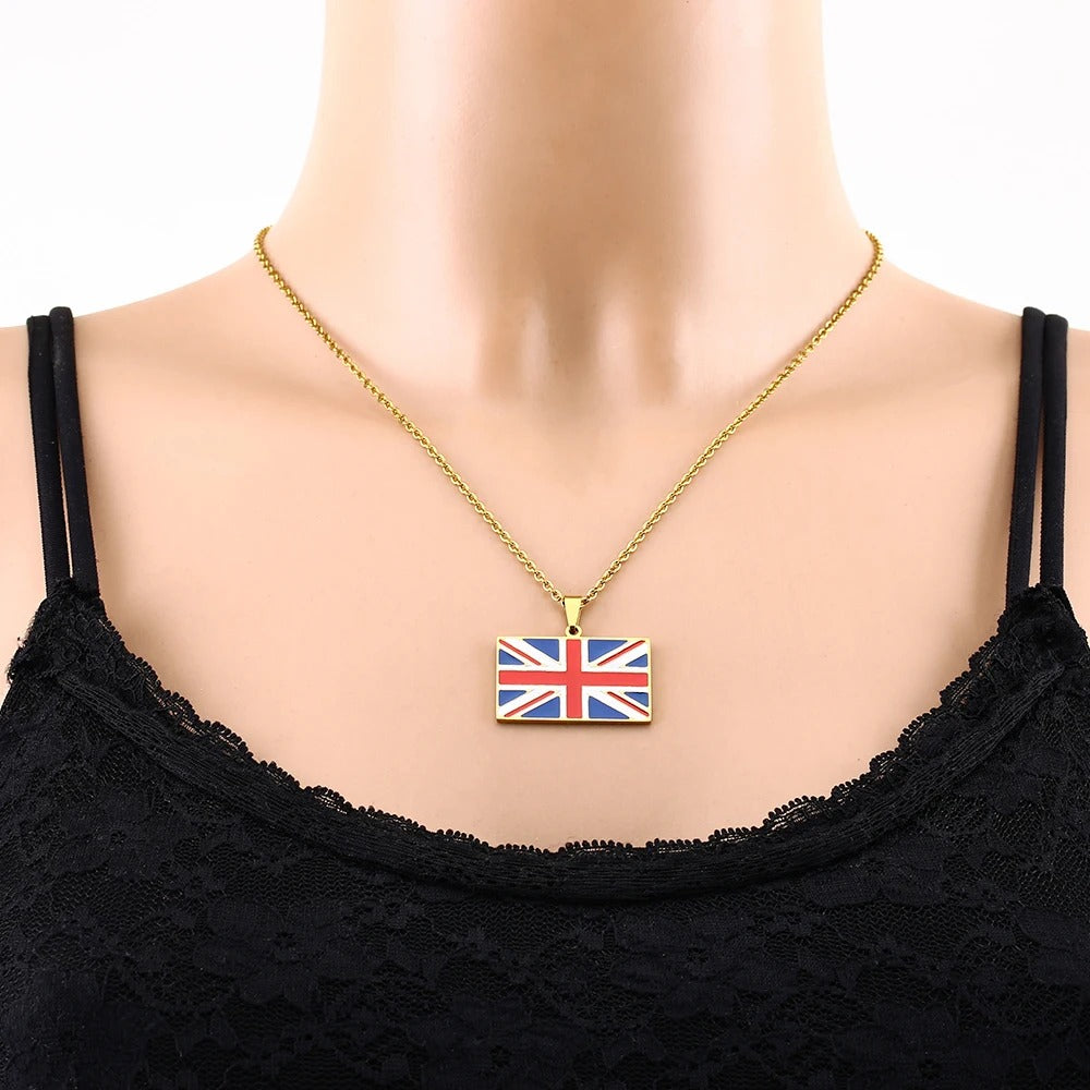 MEGA Union Jack necklace