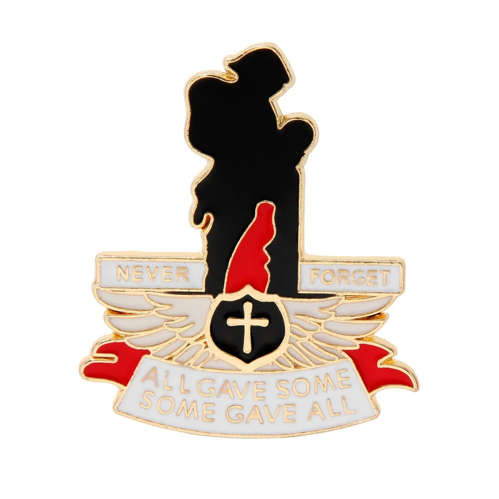 MEGA Remembrance poppy badge