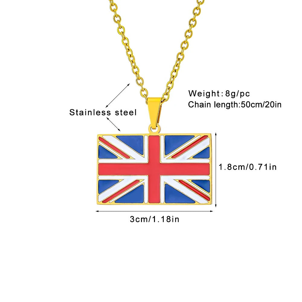 MEGA Union Jack necklace