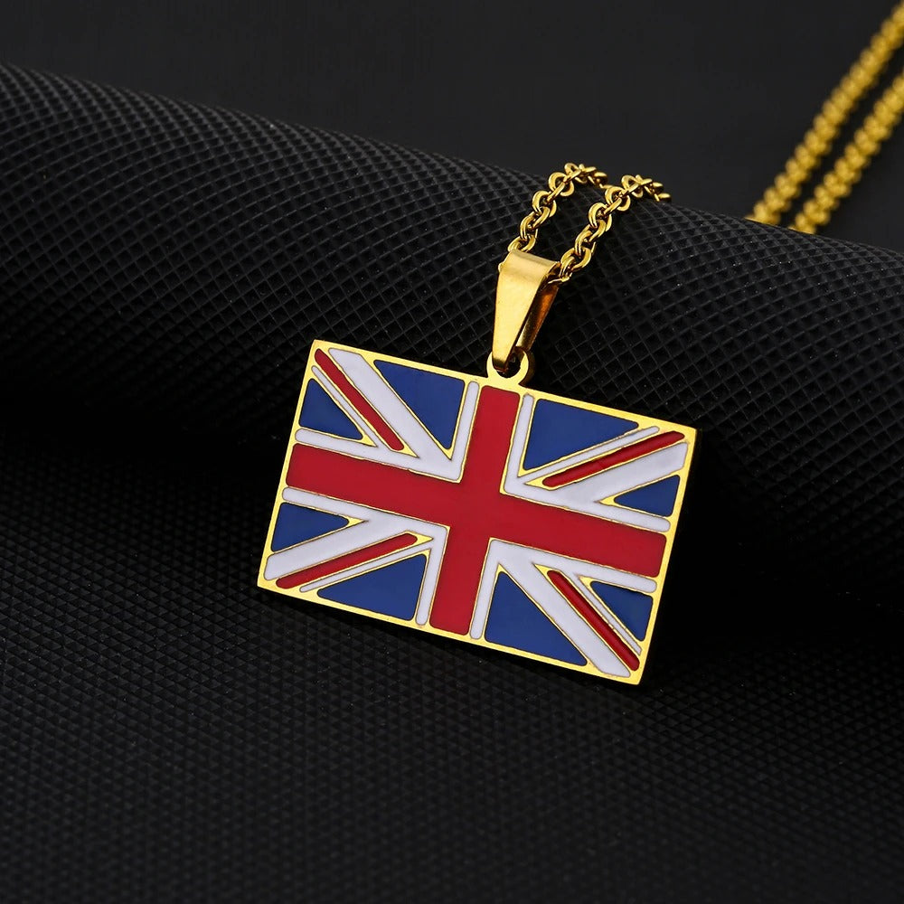 MEGA Union Jack necklace