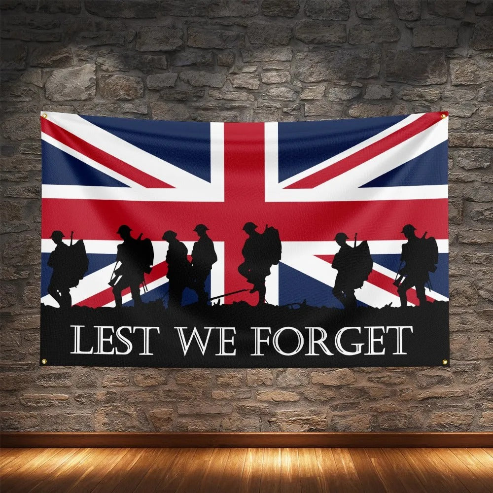 MEGA Lest We Forget UK Flag