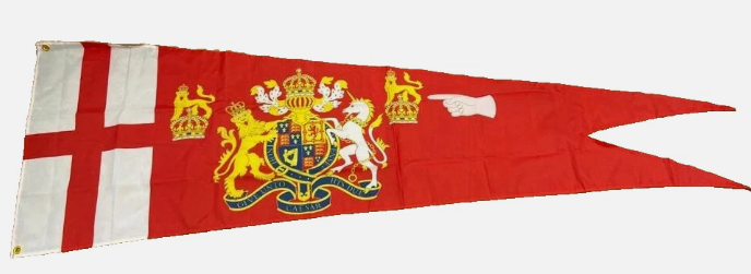6.5ft x 2.29ft 200 cm x 70cm Royal Standard Charles I 1st England Medieval Flag