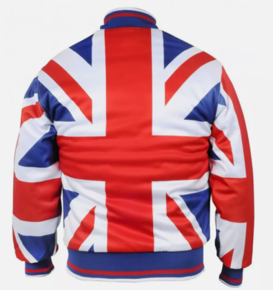 Union Jack Bomber Jacket Winter Warm Pocket Premium Quality Jacket